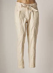 Pantalon slim beige SUMMUM pour femme seconde vue
