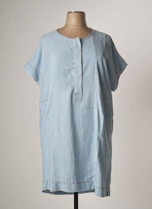 Robe mi-longue bleu PERSONA BY MARINA RINALDI pour femme