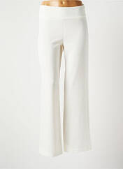 Pantalon large beige ELEONORA AMADEI pour femme seconde vue