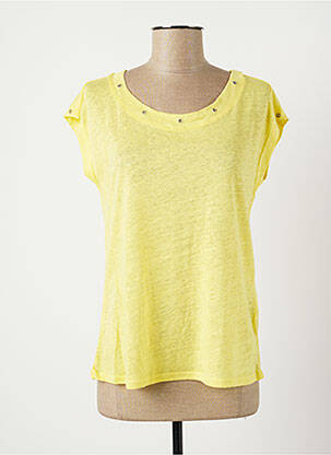 T-shirt jaune MADO ET LES AUTRES pour femme