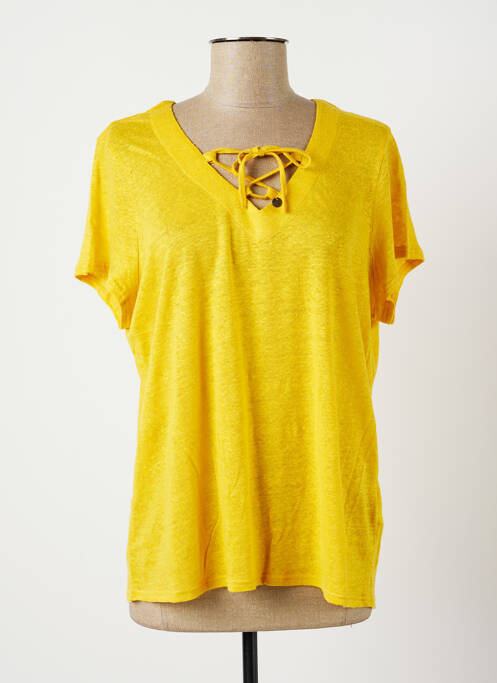 T-shirt jaune MADO ET LES AUTRES pour femme