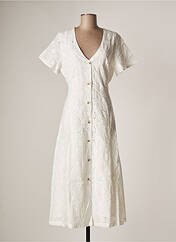Robe mi-longue blanc ARTLOVE pour femme seconde vue