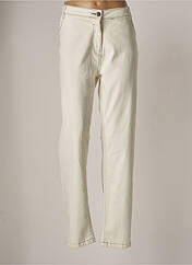 Pantalon droit beige B. COASTLINE pour femme seconde vue