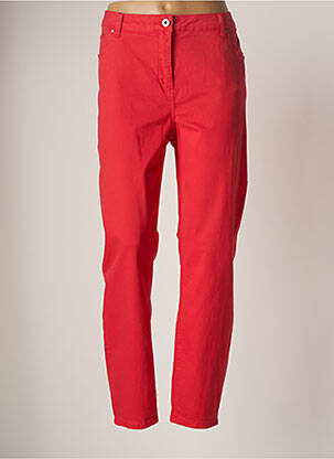 Pantalon droit rouge B. COASTLINE pour femme