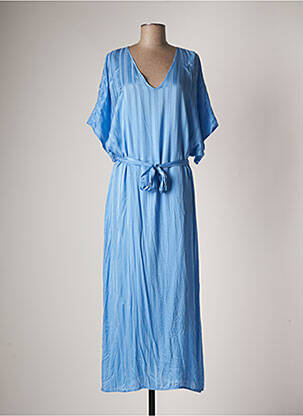 Robe longue bleu COSTA 8 MANI pour femme