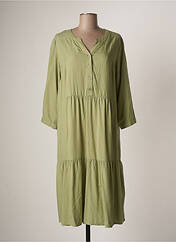 Robe mi-longue vert CISO pour femme seconde vue
