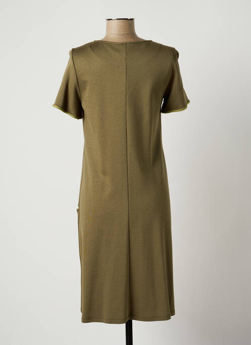 Robe mi-longue vert PAUPORTÉ pour femme