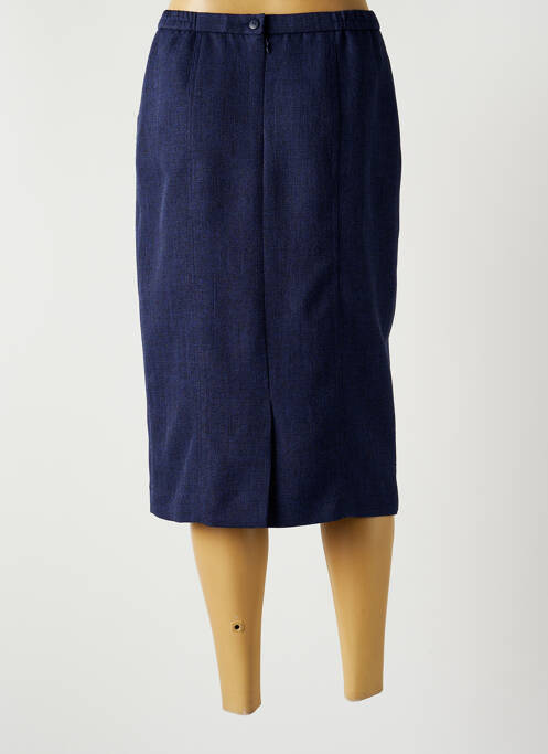 Jupe mi-longue bleu PAUPORTÉ pour femme