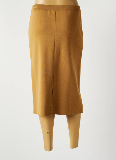 Jupe mi-longue marron PAUPORTÉ pour femme