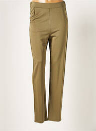 Pantalon slim taille élastique taille normale vert PAUPORTÉ femme