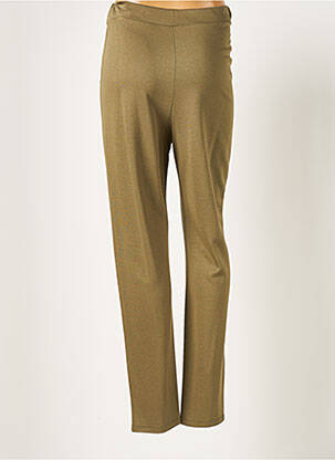 Pantalon slim taille élastique taille normale vert PAUPORTÉ femme