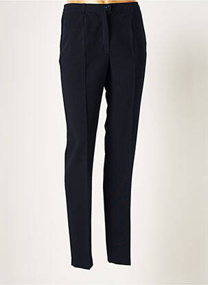 Pantalon slim taille élastique taille normale bleu WEINBERG femme
