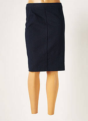Jupe mi-longue stretch bleu WEINBERG femme