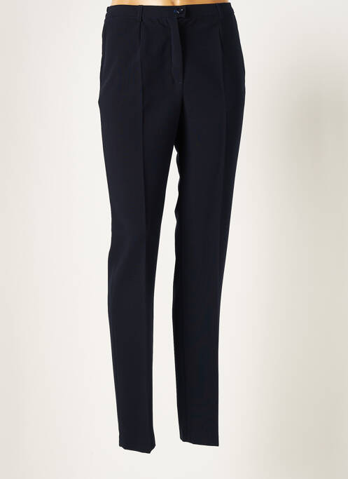 Pantalon slim taille élastique taille normale bleu WEINBERG femme