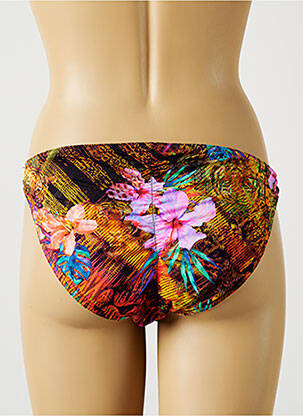 Bas de maillot de bain imprimé fantaisie culotte rose FREYA femme