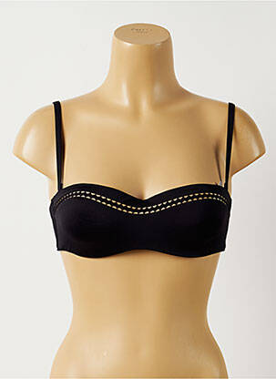 Haut de maillot de bain haut soutien-gorge moulé haut soutien-gorge moulé noir HUIT femme
