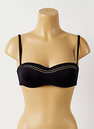 Haut de maillot de bain haut soutien-gorge moulé haut soutien-gorge moulé noir HUIT femme
