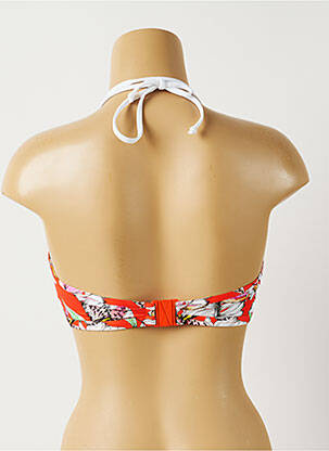 Haut de maillot de bain fermeture liens à nouer haut soutien-gorge moulé rouge FREYA femme