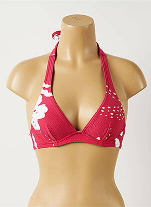 Haut de maillot de bain stretch rose MAISON LEJABY femme
