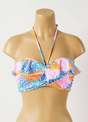 Haut de maillot de bain haut soutien-gorge moulé haut soutien-gorge moulé bleu FREYA femme