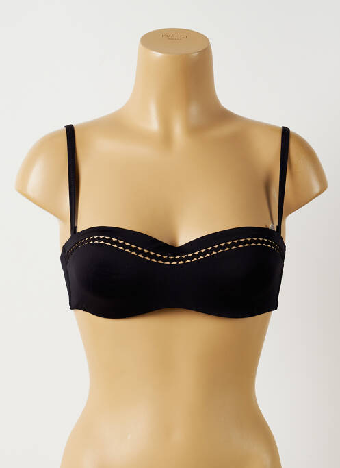 Haut de maillot de bain haut soutien-gorge moulé haut soutien-gorge moulé noir HUIT femme