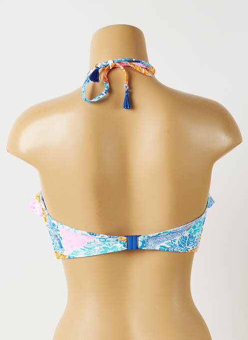 Haut de maillot de bain bleu FREYA femme