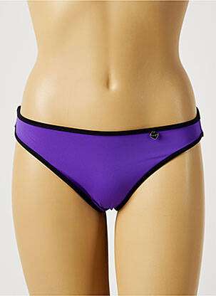 Bas de maillot de bain stretch culotte violet FREYA femme