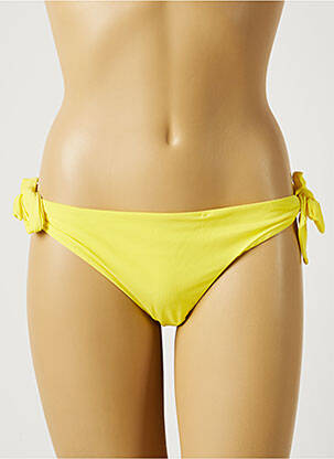 Bas de maillot de bain stretch bikini jaune AUBADE femme
