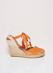 Espadrilles orange LA MAISON DE L'ESPADRILLE pour femme seconde vue