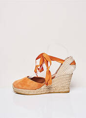 Espadrilles orange LA MAISON DE L'ESPADRILLE pour femme seconde vue