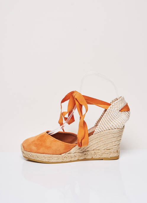Espadrilles orange LA MAISON DE L'ESPADRILLE pour femme