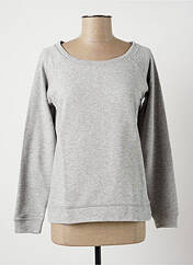 Sweat-shirt gris T-SKOPE pour femme seconde vue