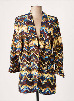 Blazer fausses poches marron JOHANNA PARIS femme