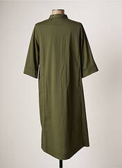 Robe mi-longue vert ANNA SERAVALLI pour femme seconde vue