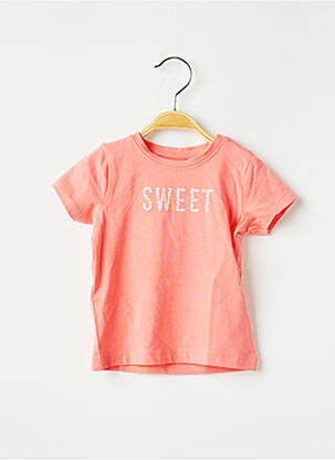 T-shirt stretch manches courtes rose NAME IT fille