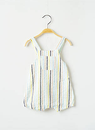 Combishort coupe cintrée fines bretelles bleu NAME IT fille