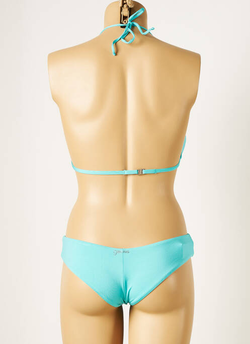 Maillot de bain 2 pièces bleu GENIUS pour femme