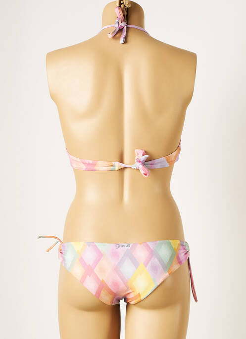 Maillot de bain 2 pièces jaune GENIUS pour femme