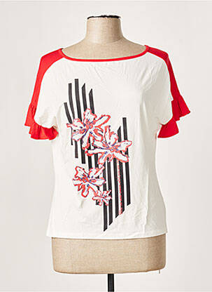 T-shirt rouge POUPÉE CHIC BY MERCEDES DE MIGUEL pour femme
