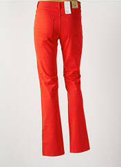 Jeans coupe droite orange BRUNO SAINT HILAIRE pour femme seconde vue