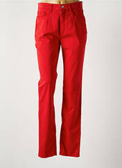 Jeans coupe slim rouge BRUNO SAINT HILAIRE pour femme seconde vue