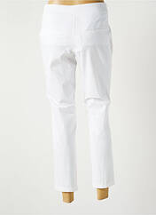 Pantalon 7/8 blanc BRUNO SAINT HILAIRE pour femme seconde vue