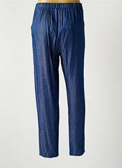 Pantalon droit bleu POUPEE CHIC pour femme seconde vue