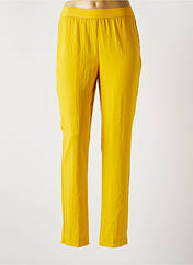 Pantalon droit jaune NICE THINGS pour femme seconde vue