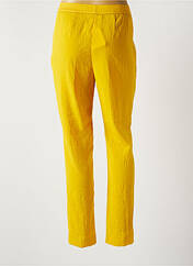 Pantalon droit jaune NICE THINGS pour femme seconde vue