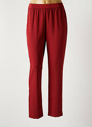 Pantalon droit rouge NICE THINGS pour femme