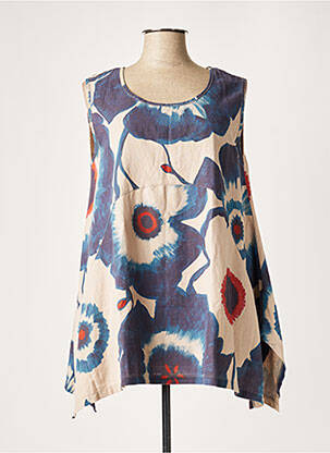 Tunique sans manche bleu G!OZE pour femme