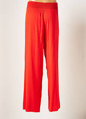 Pantalon large rouge SEMIOLOGY pour femme seconde vue