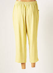 Pantalon 7/8 jaune TELMAIL pour femme seconde vue