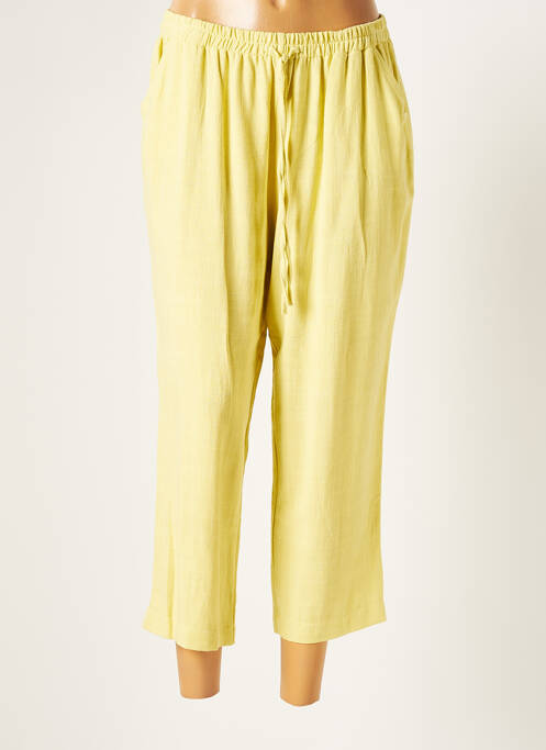 Pantalon 7/8 jaune TELMAIL pour femme